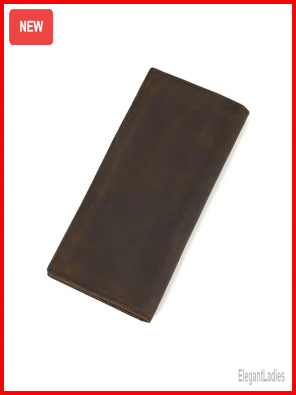 Genuine Leather Long Wallet for Men Large Capacity Purse Clutch Handbag Cash